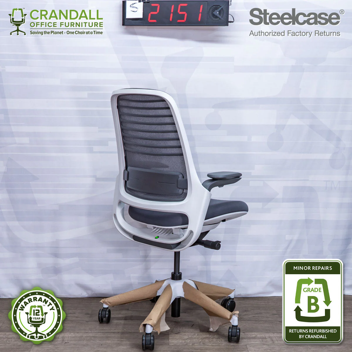 S-2151 - Steelcase Series 1 - Grade B - Image 2