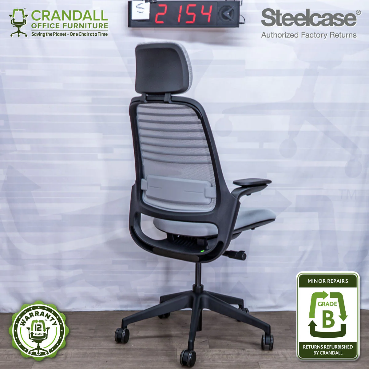 S-2154 - Steelcase Series 1 - Grade B - Image 2
