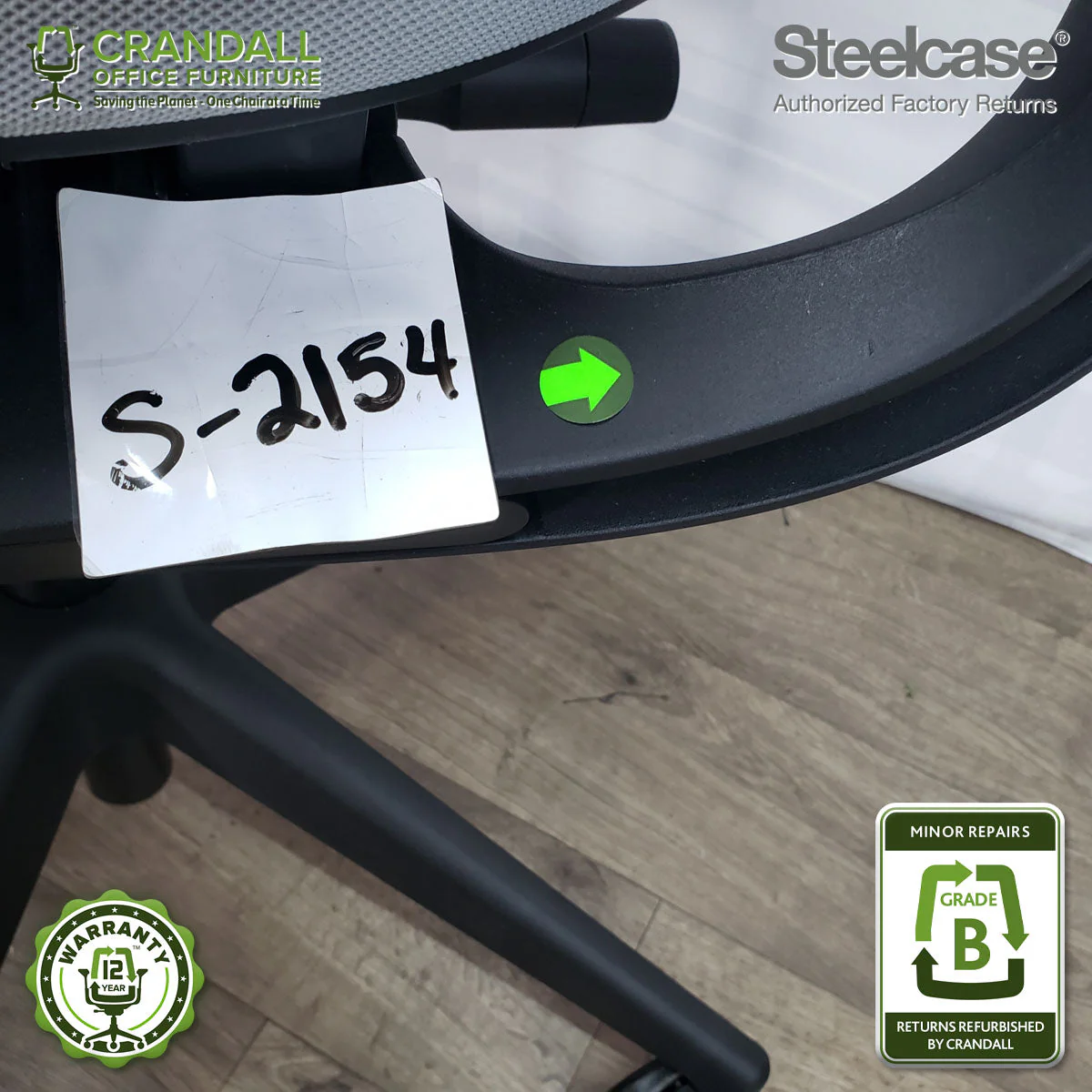 S-2154 - Steelcase Series 1 - Grade B - Image 3