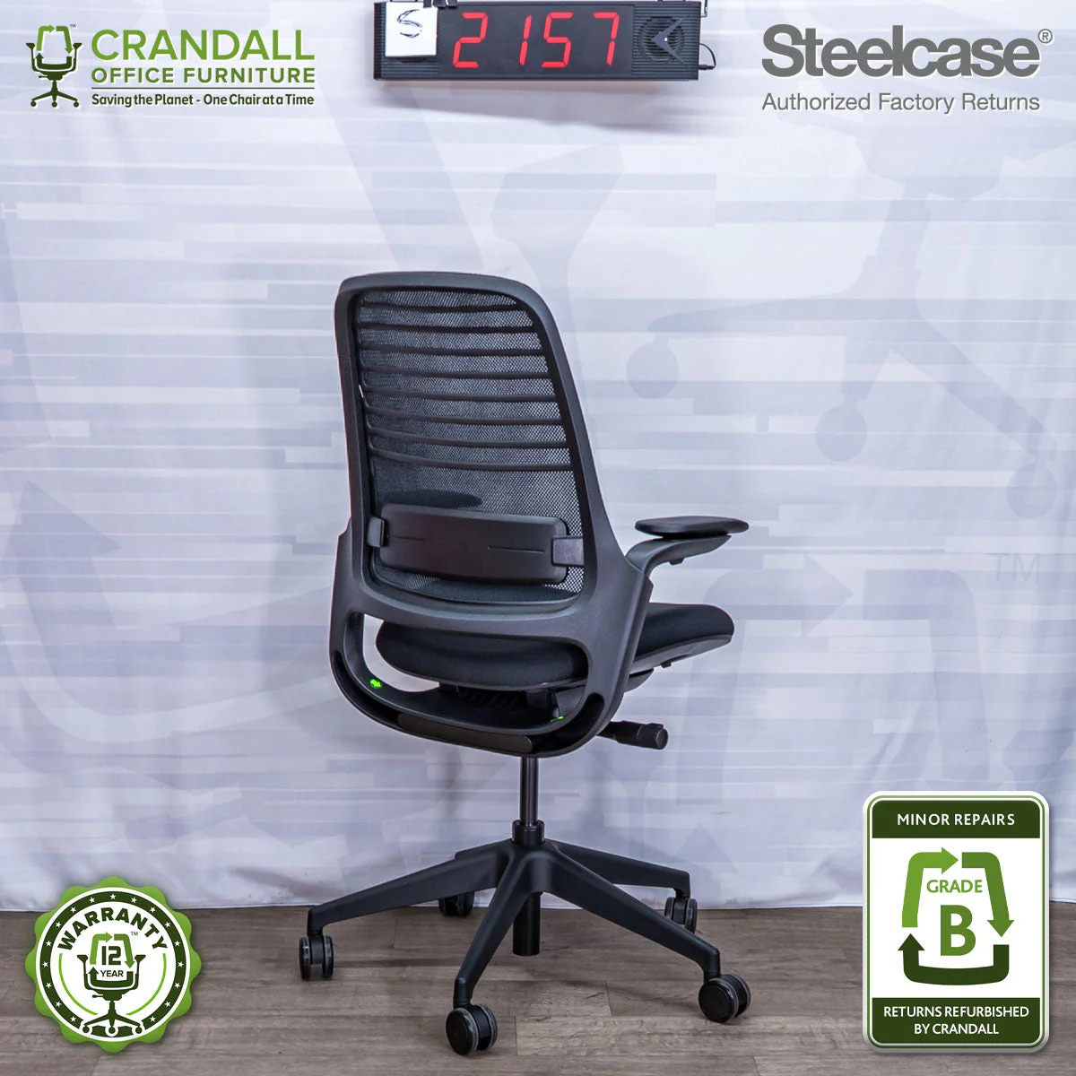 S-2157 - Steelcase Series 1 - Grade B - Image 2