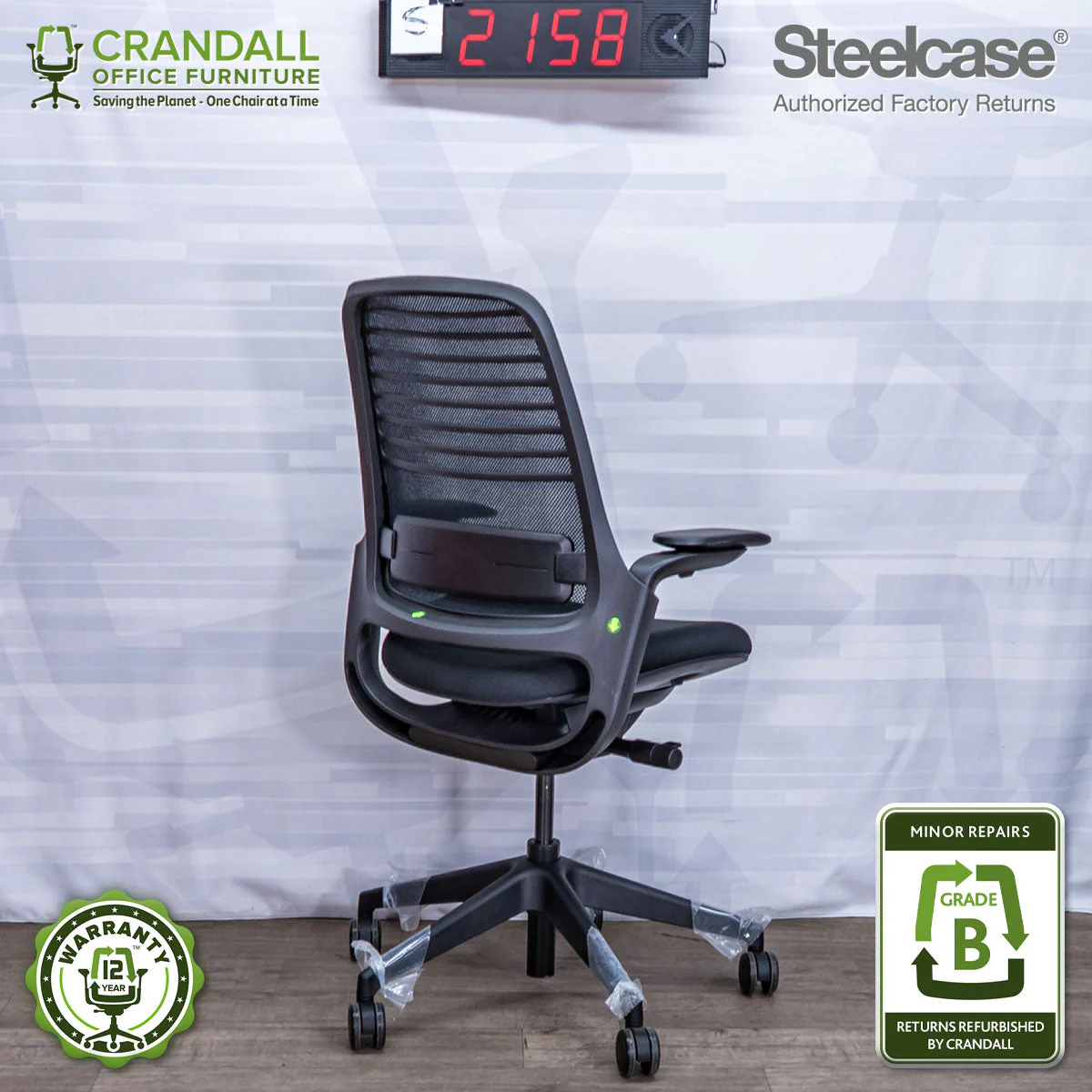 S-2158 - Steelcase Series 1 - Grade B - Image 2