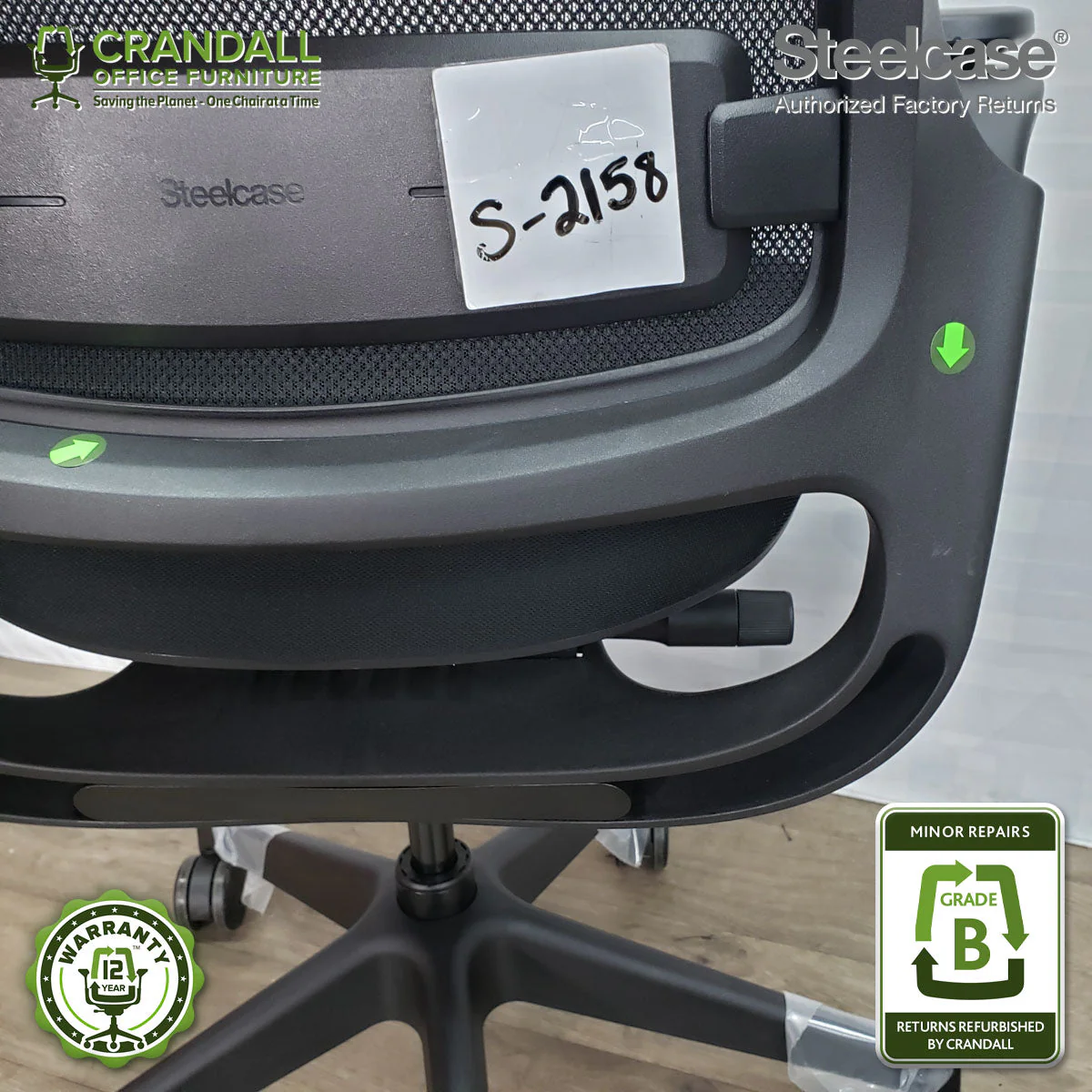 S-2158 - Steelcase Series 1 - Grade B - Image 3