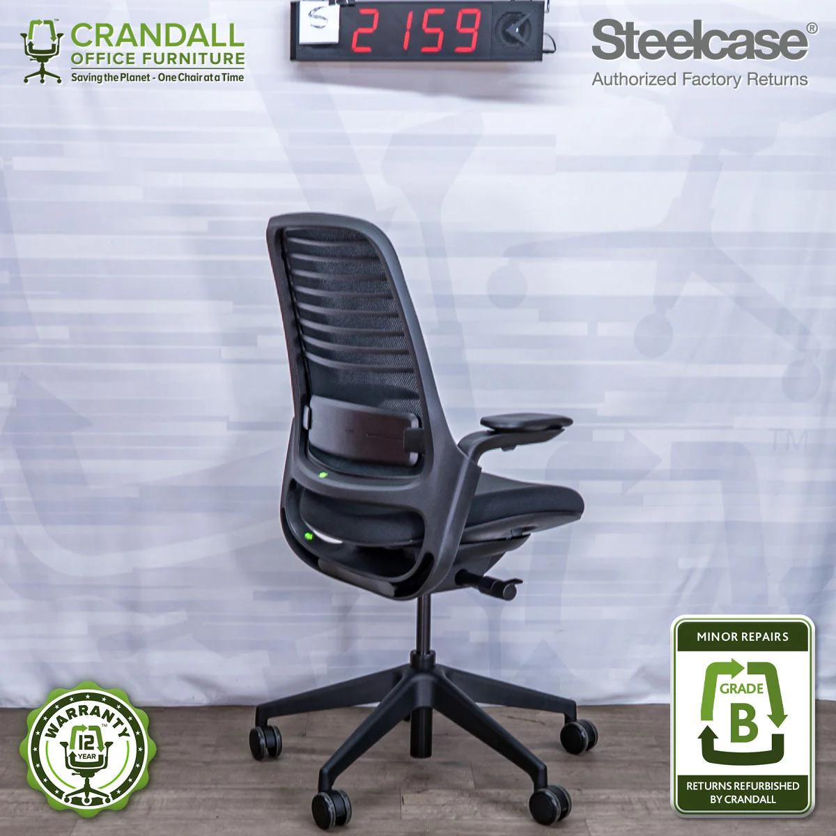 S-2159 - Steelcase Series 1 - Grade B - Image 2