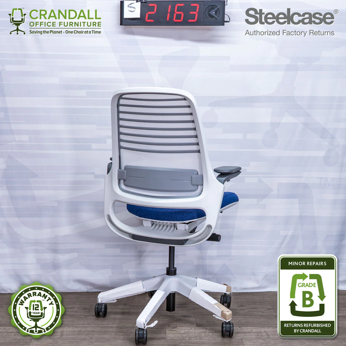 S-2163 - Steelcase Series 1 - Grade B - Image 2