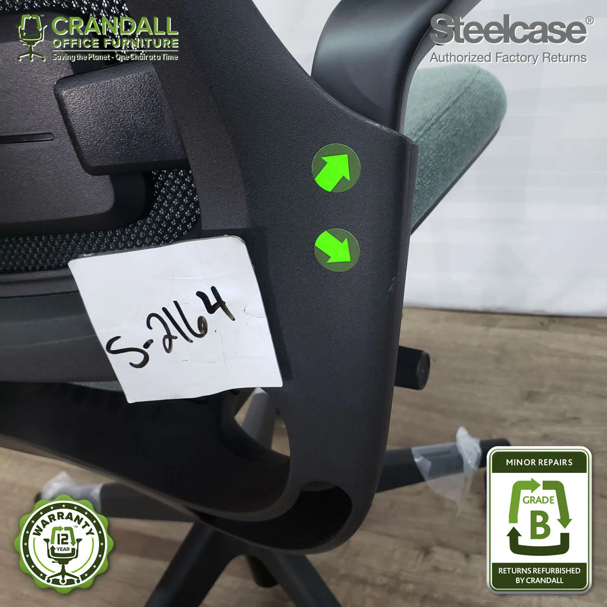 S-2164 - Steelcase Series 1 - Grade B - Image 3