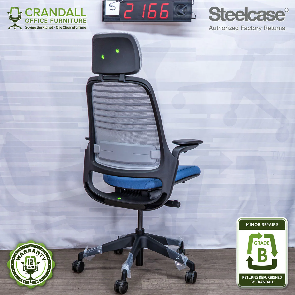S-2166 - Steelcase Series 1 - Grade B - Image 2