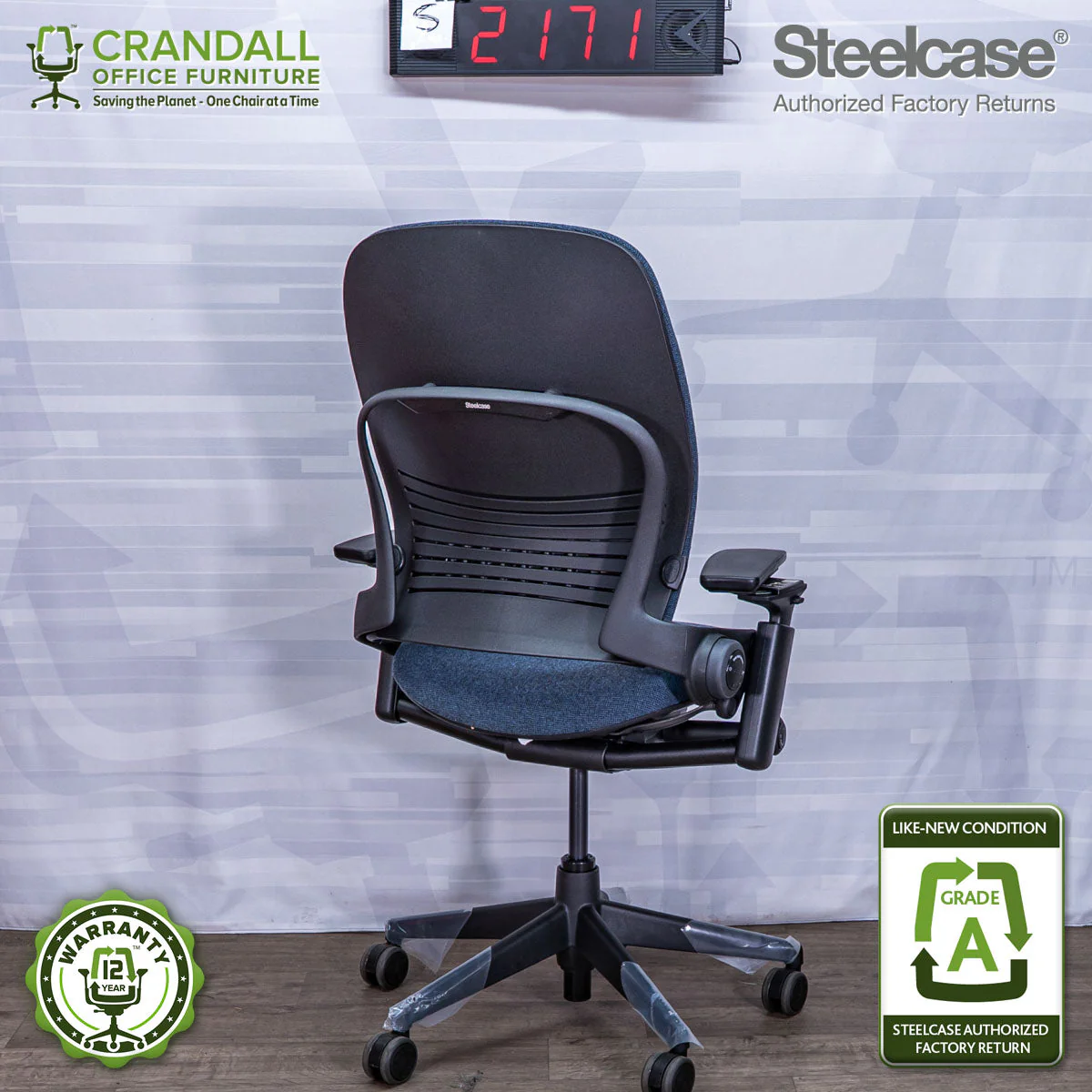 S-2171 - Steelcase V2 Leap - Grade A - Image 2