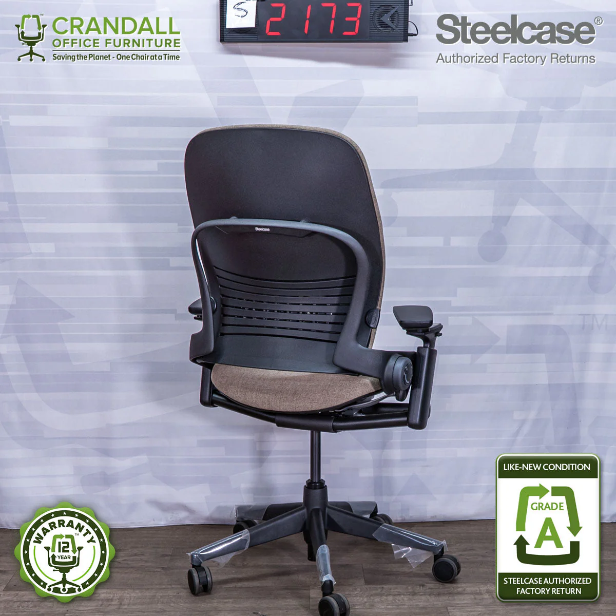 S-2173 - Steelcase V2 Leap - Grade A - Image 2