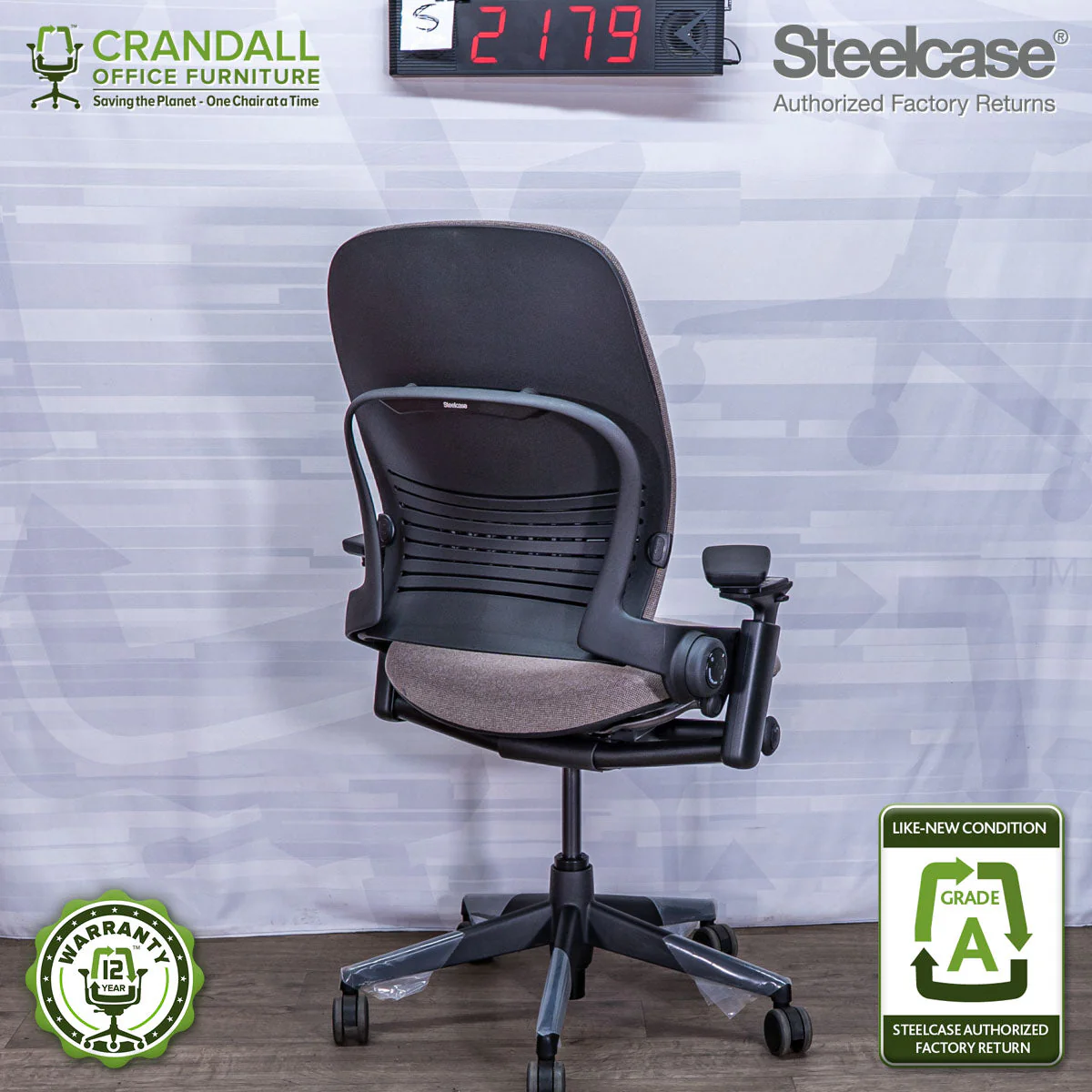 S-2179 - Steelcase V2 Leap - Grade A - Image 2