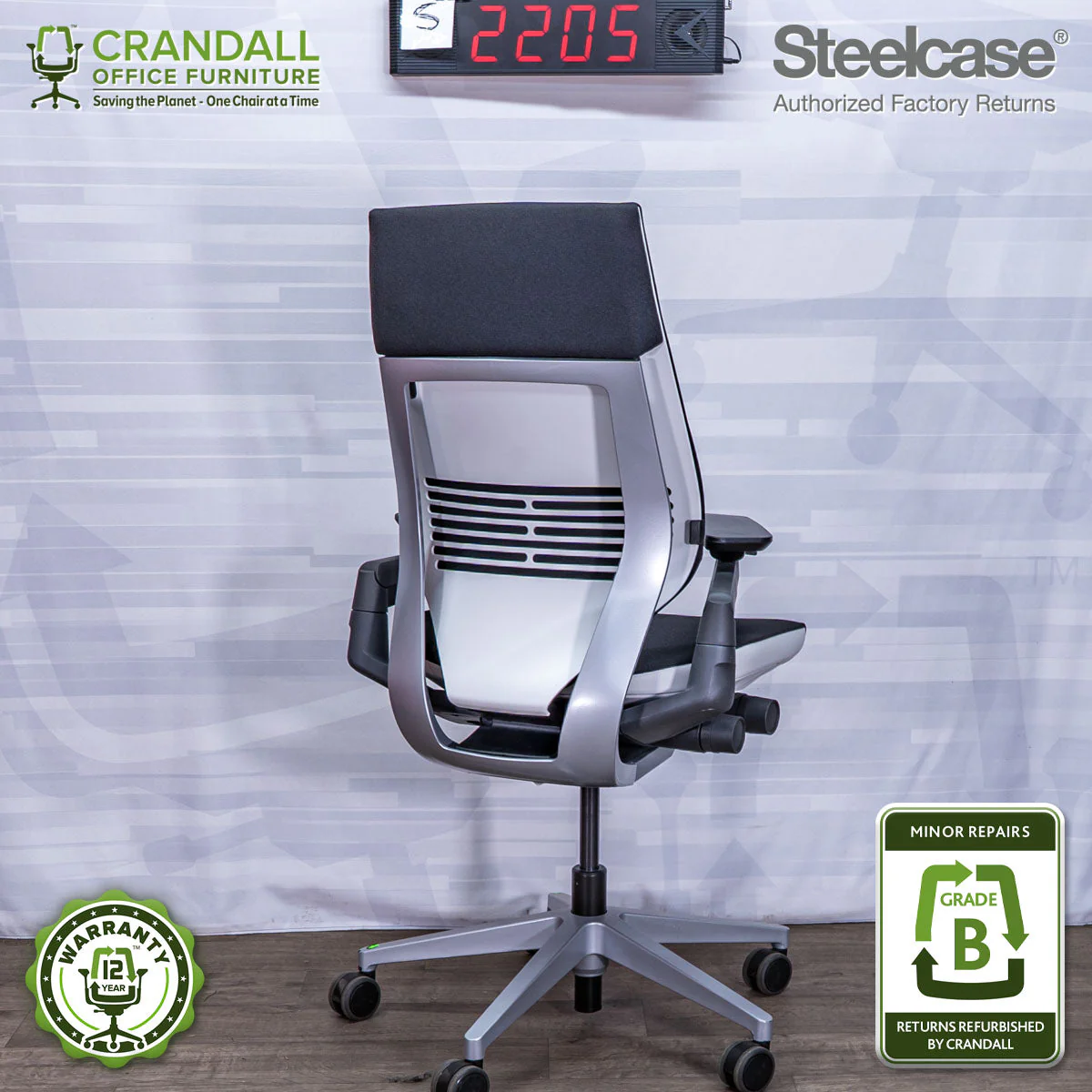 S-2205 - Steelcase Gesture - Grade B - Image 2