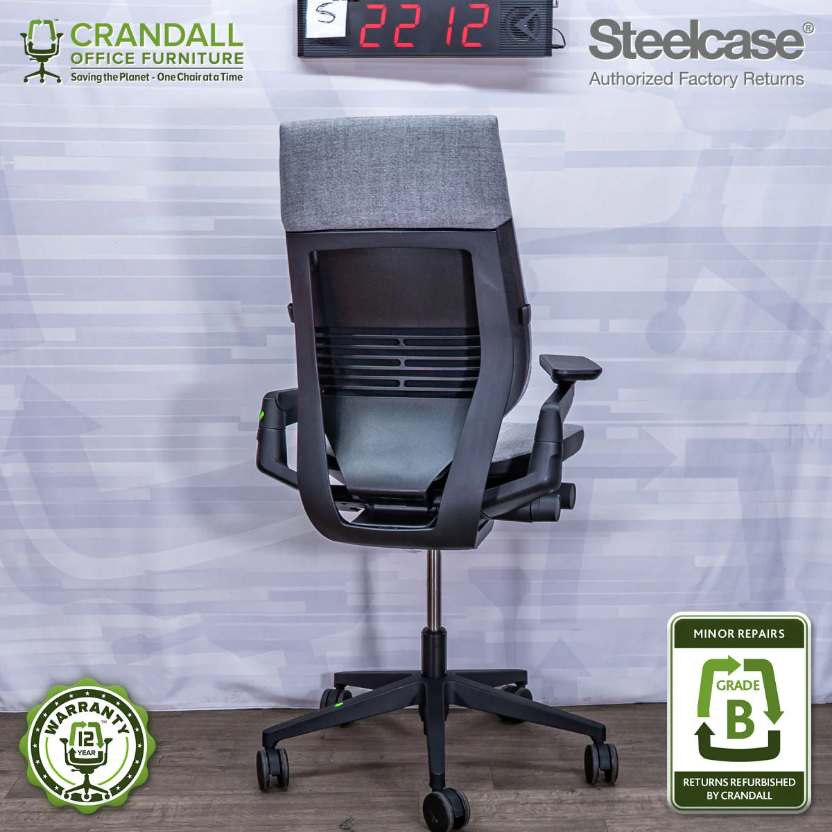 S-2212 - Steelcase Gesture - Grade B - Image 2