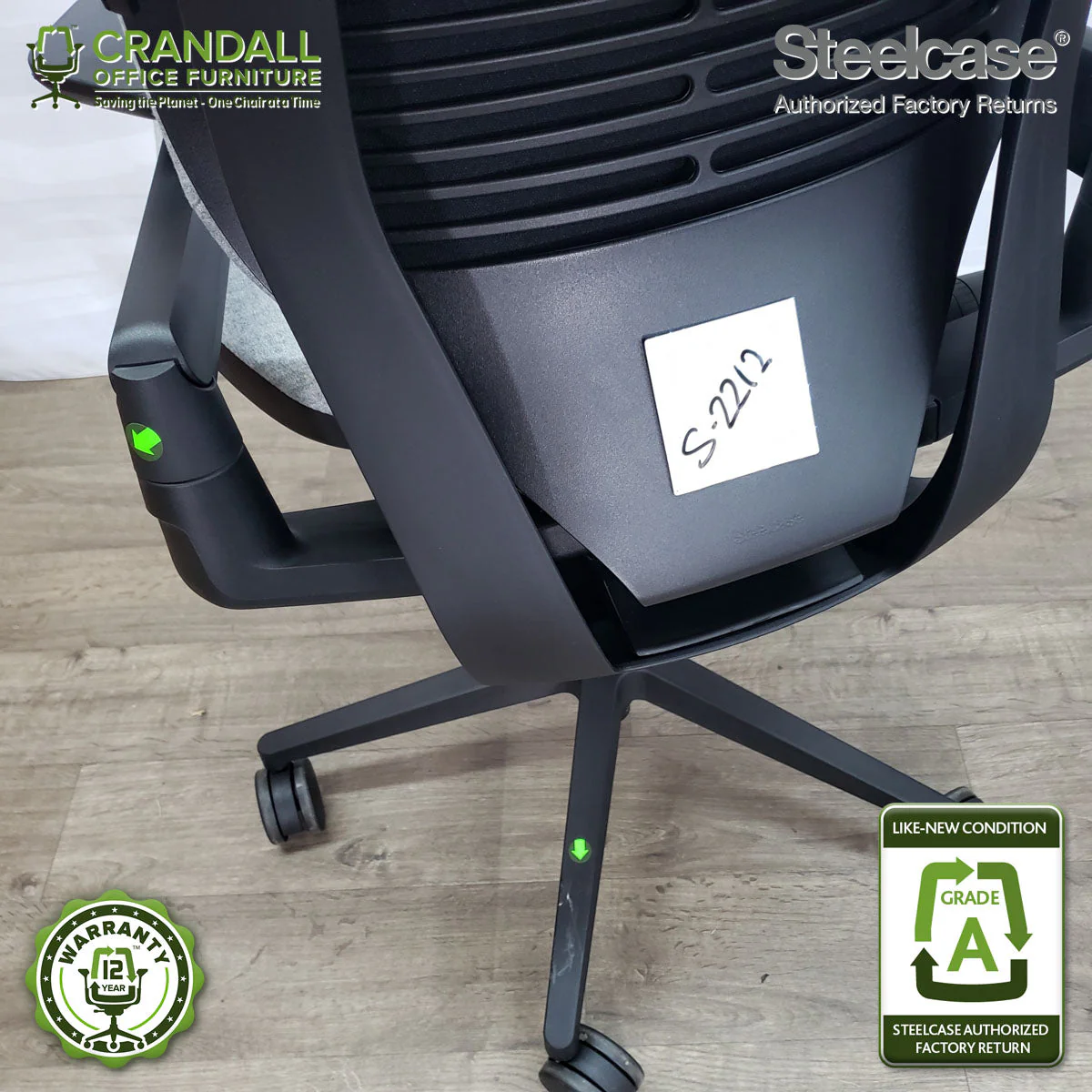 S-2212 - Steelcase Gesture - Grade B - Image 3