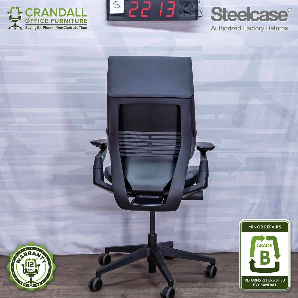 S-2213 - Steelcase Gesture - Grade B - Image 2