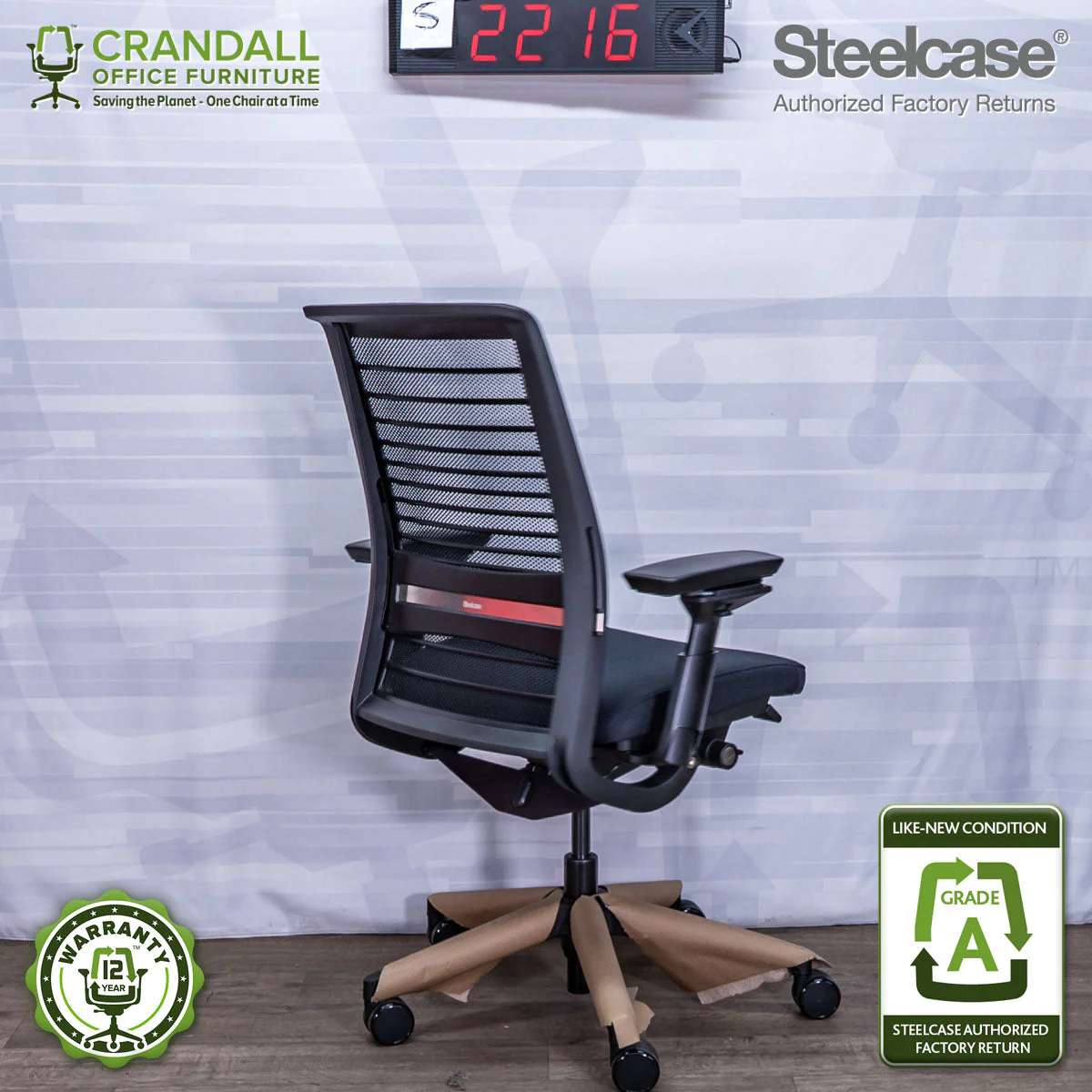 S-2216 - Steelcase V2 Think - Grade A - Image 2