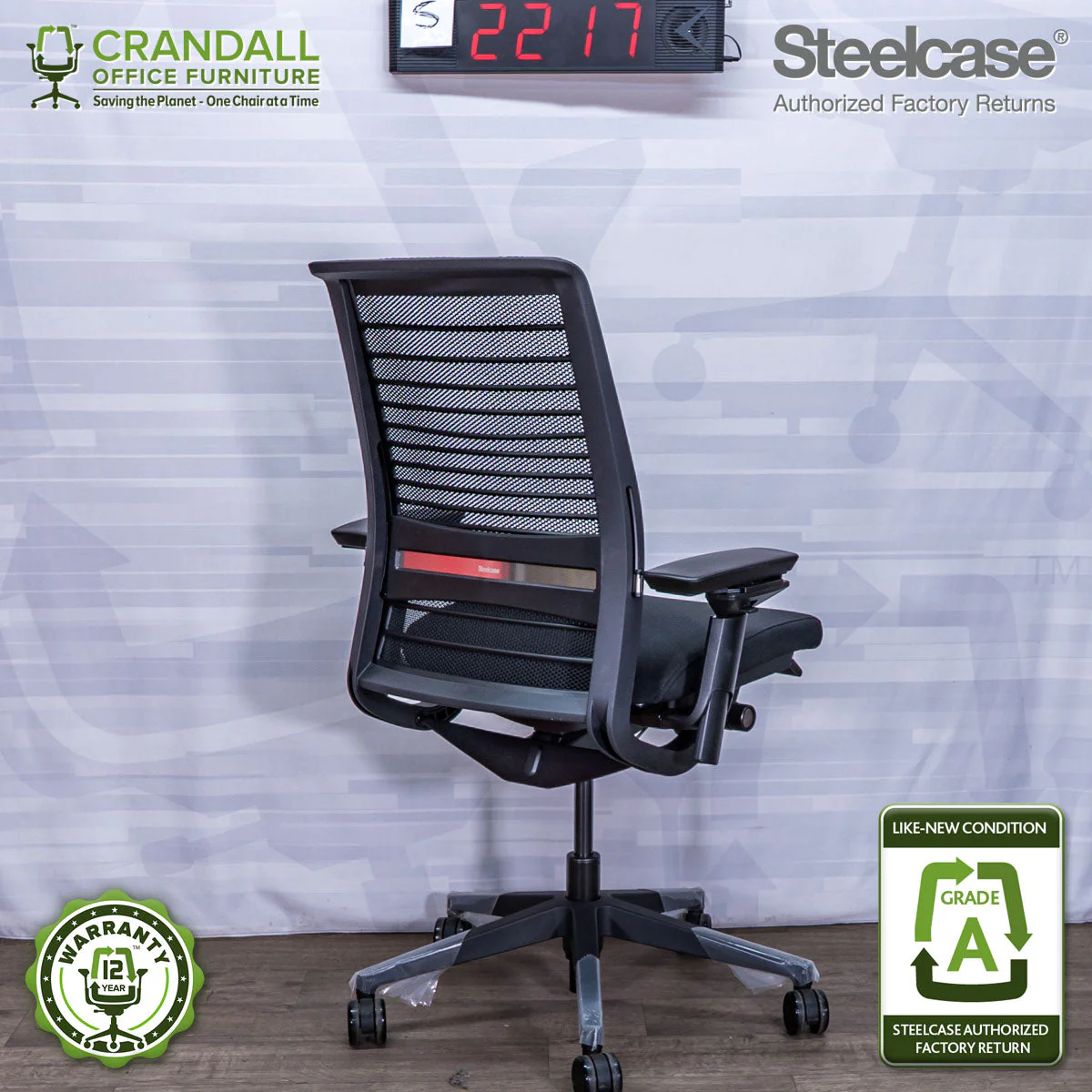 S-2217 - Steelcase V2 Think - Grade A - Image 2