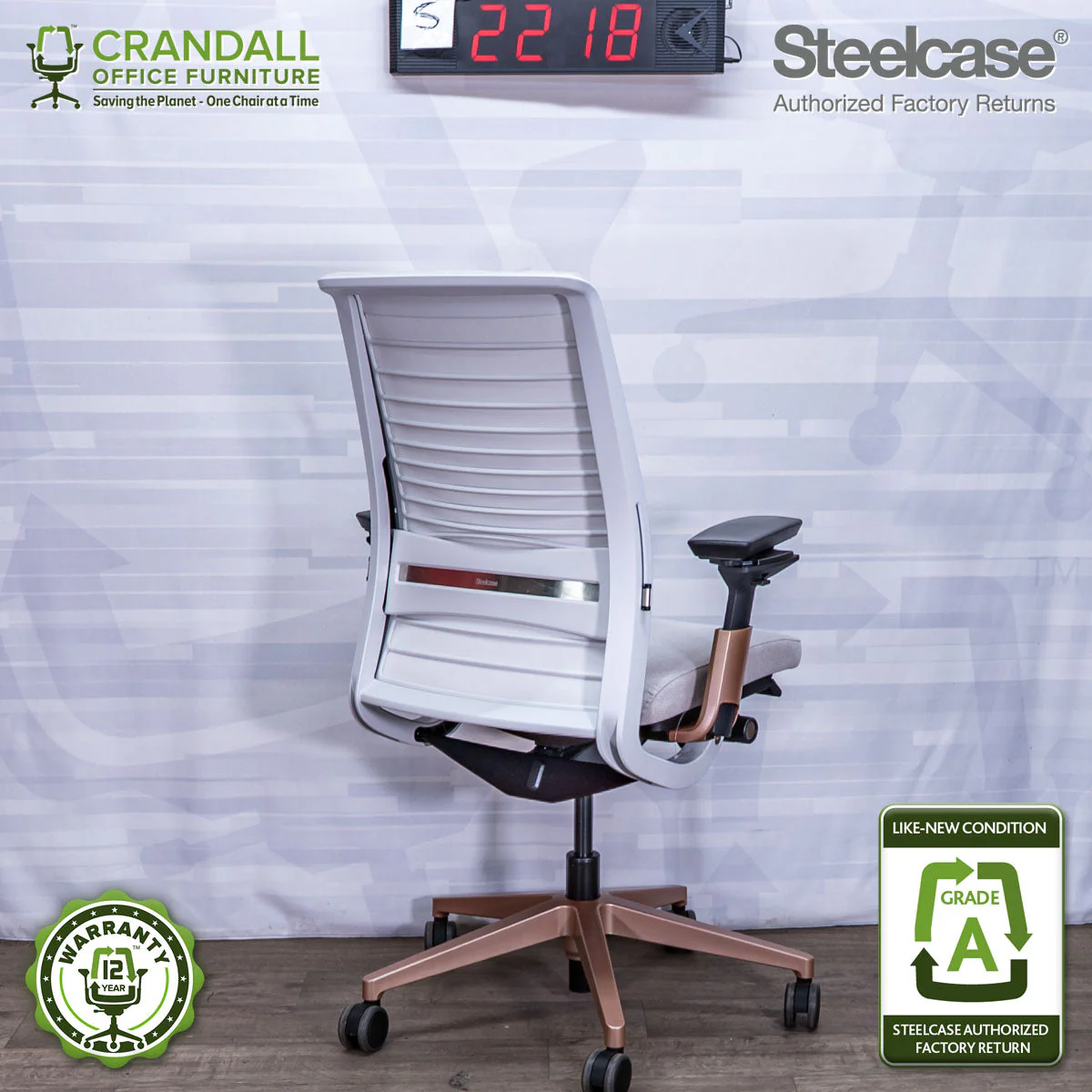S-2218 - Steelcase V2 Think - Grade A - Image 2