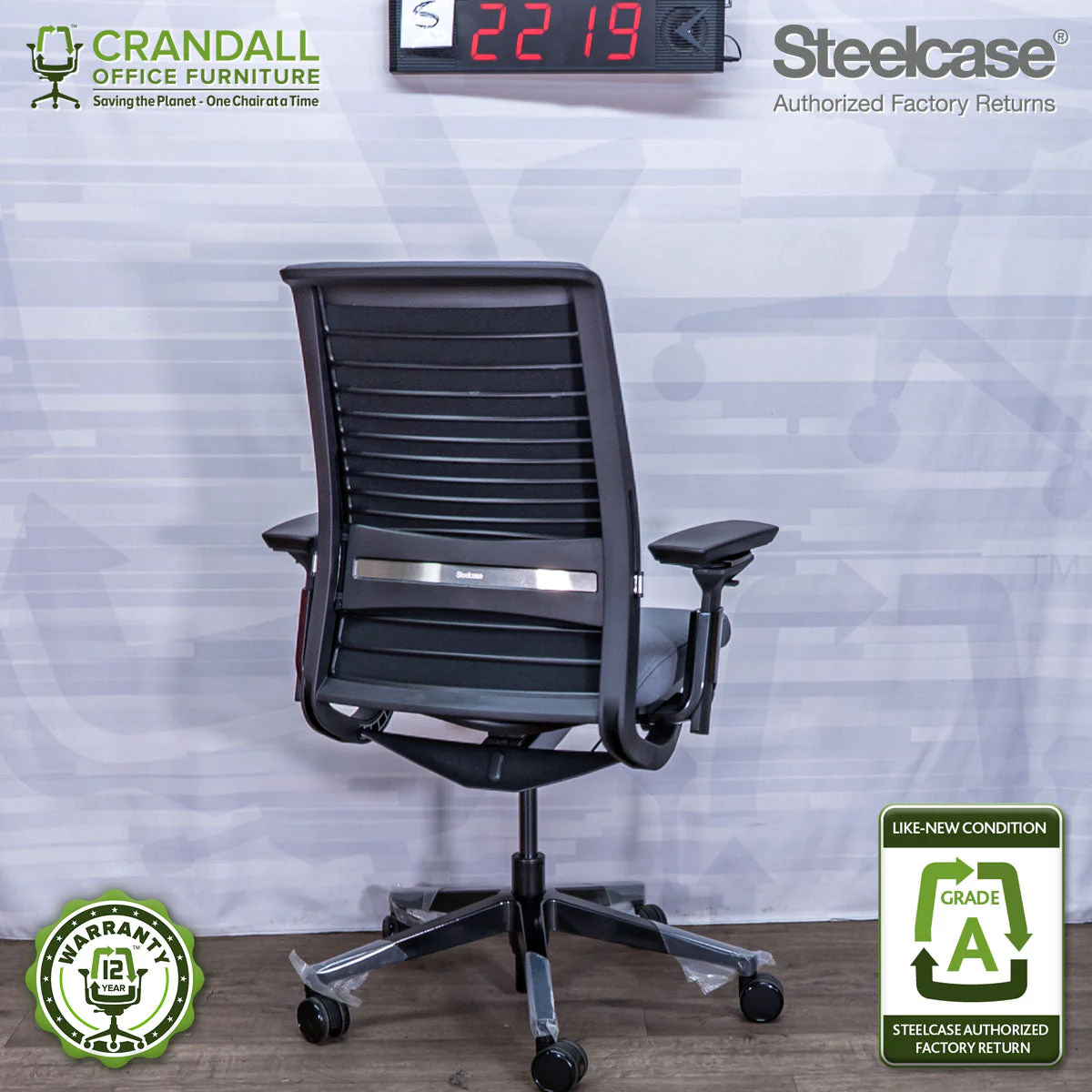 S-2219 - Steelcase V2 Think - Grade A - Image 2