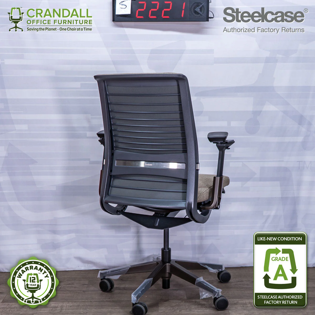 S-2221 - Steelcase V2 Think - Grade A - Image 2
