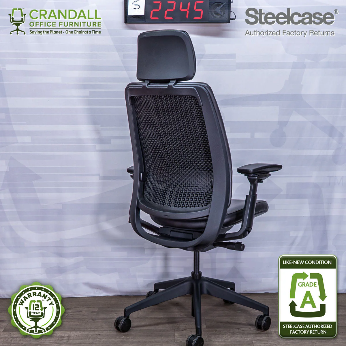 S-2245 - Steelcase Series 2 with Headrest - Grade A - Image 2