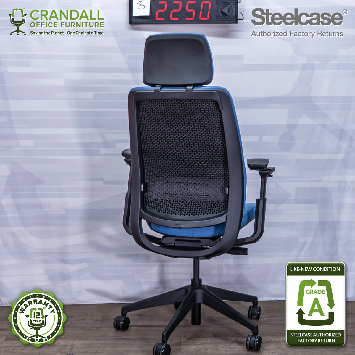 S-2250 - Steelcase Series 2 with Headrest - Grade A - Image 2
