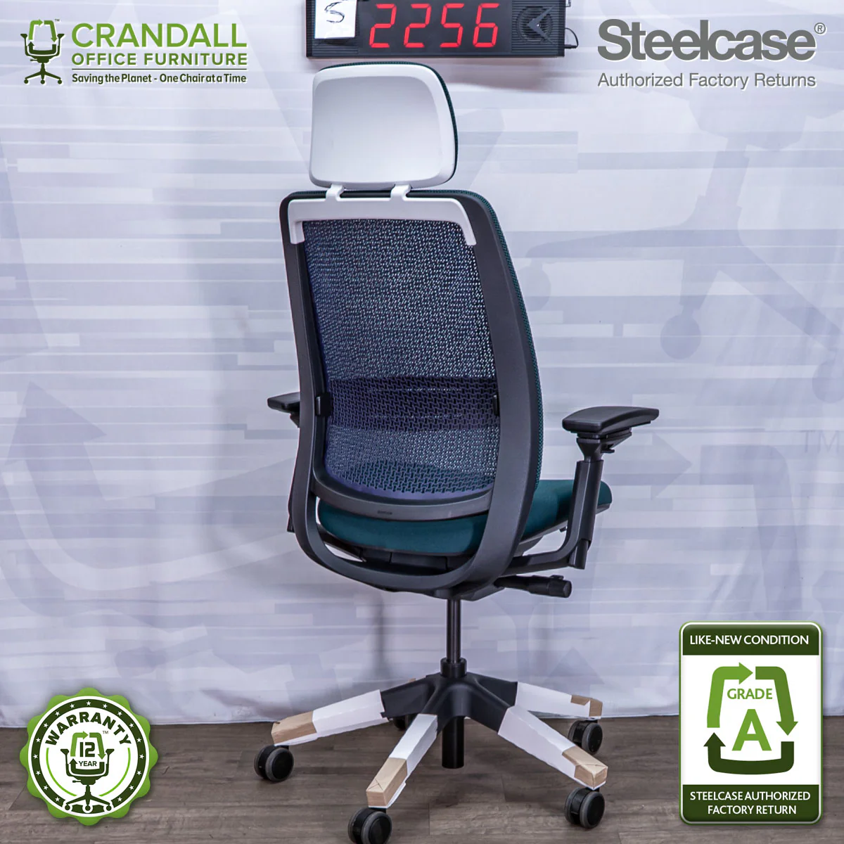 S-2256 - Steelcase Series 2 with Headrest - Grade A - Image 2