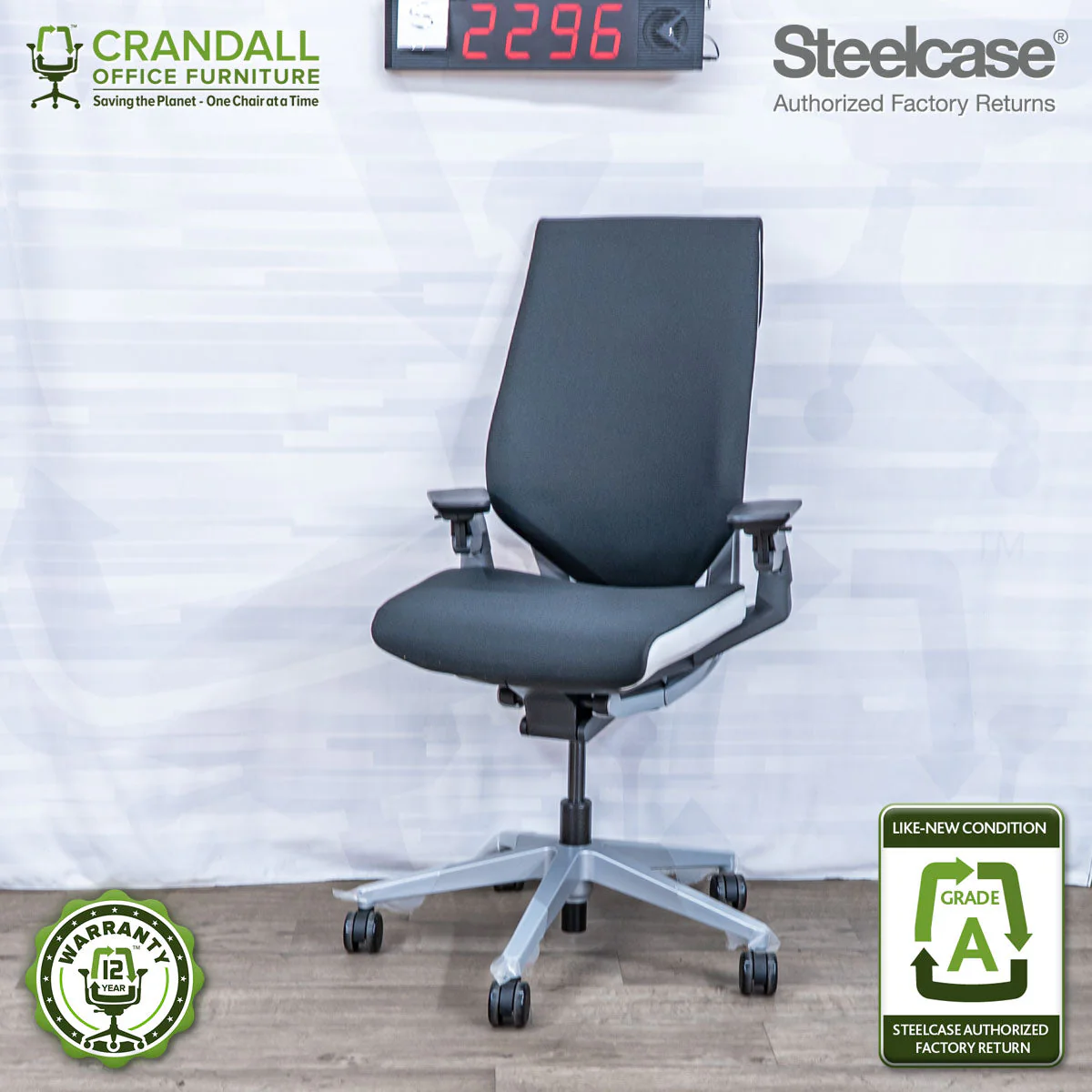S-2296 - Steelcase Gesture - Grade A