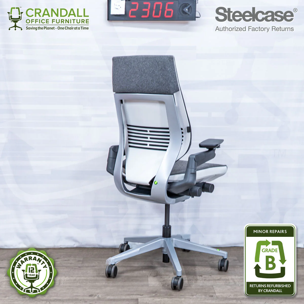 S-2306 - Steelcase Gesture - Grade B - Image 2