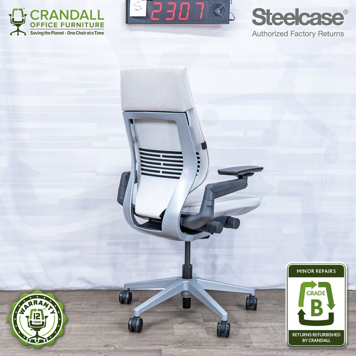 S-2307 - Steelcase Gesture - Grade B - Image 2