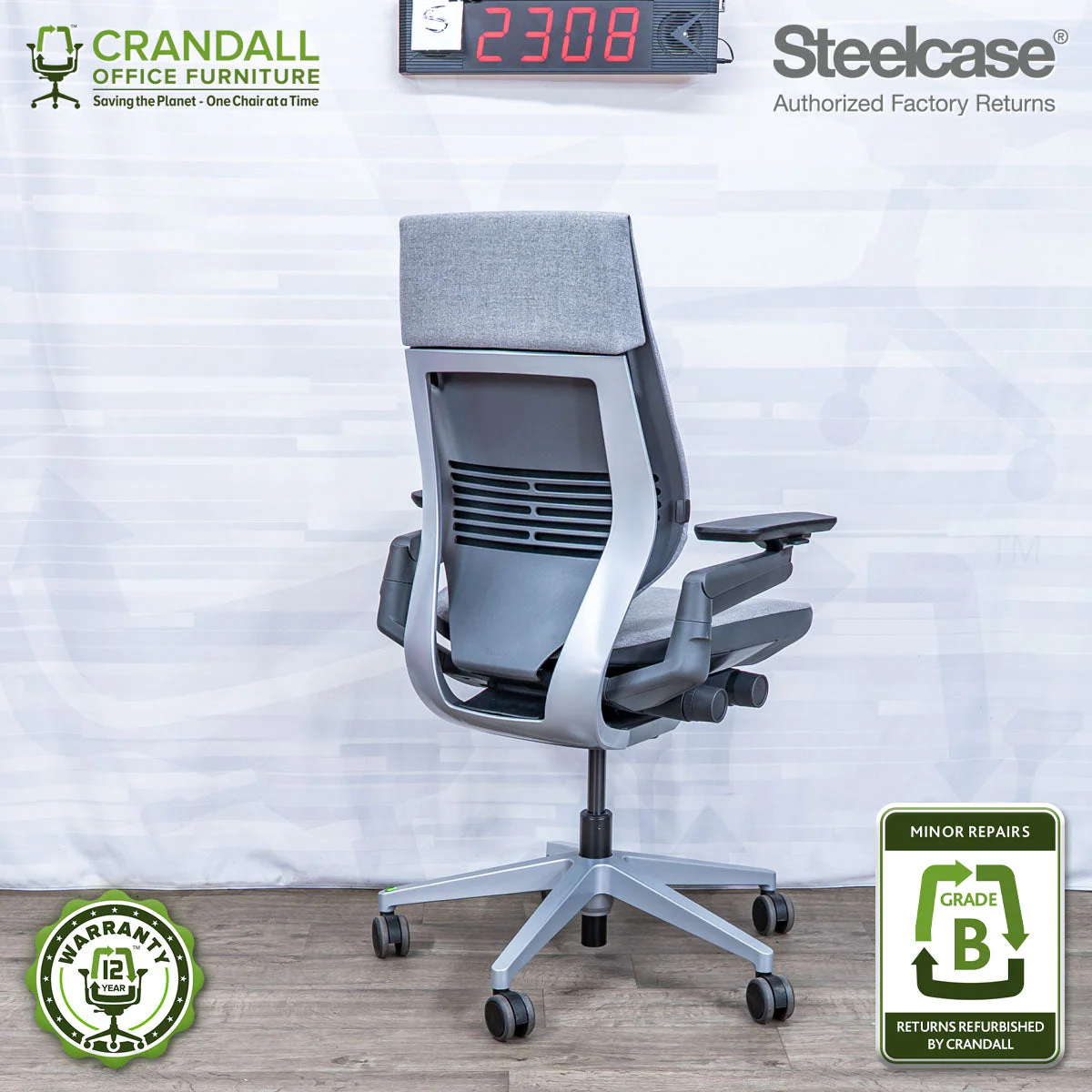 S-2308 - Steelcase Gesture - Grade B - Image 2
