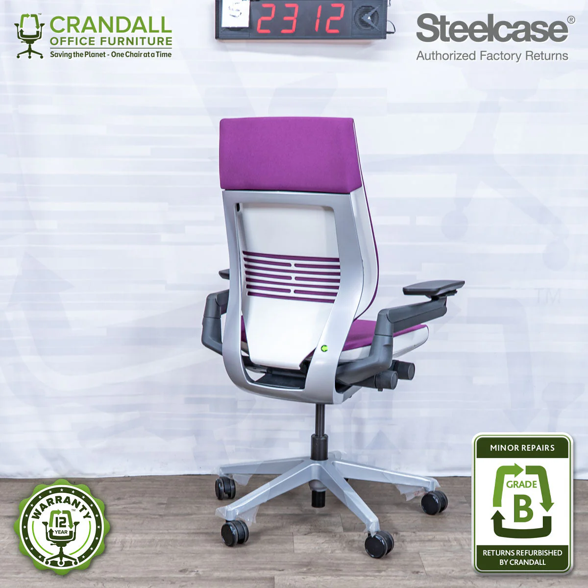 S-2312 - Steelcase Gesture - Grade B - Image 2