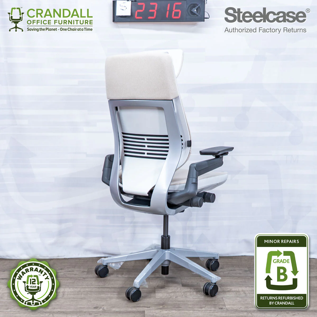 S-2316 - Steelcase Gesture - Grade B - Image 2