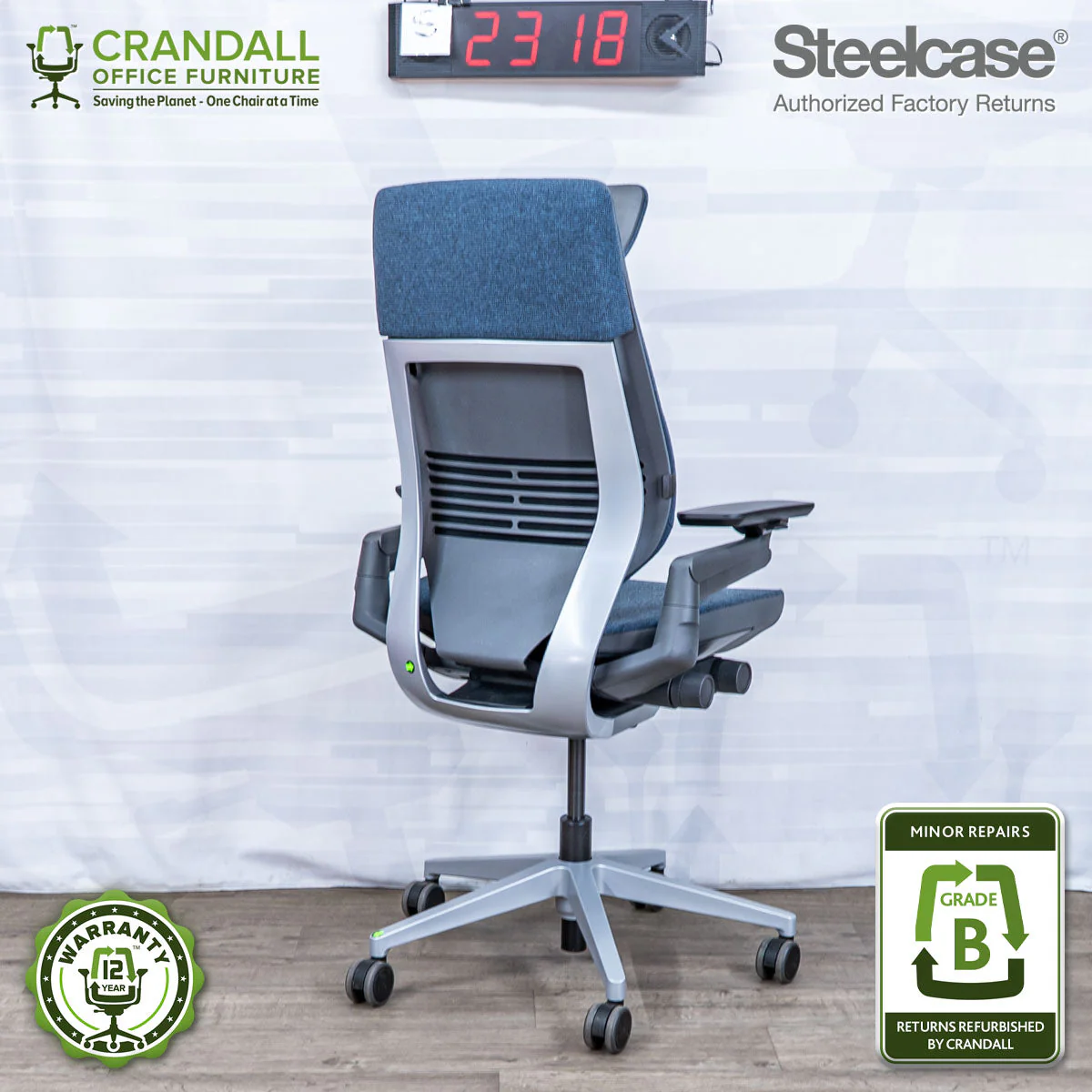 S-2318 - Steelcase Gesture - Grade B - Image 2