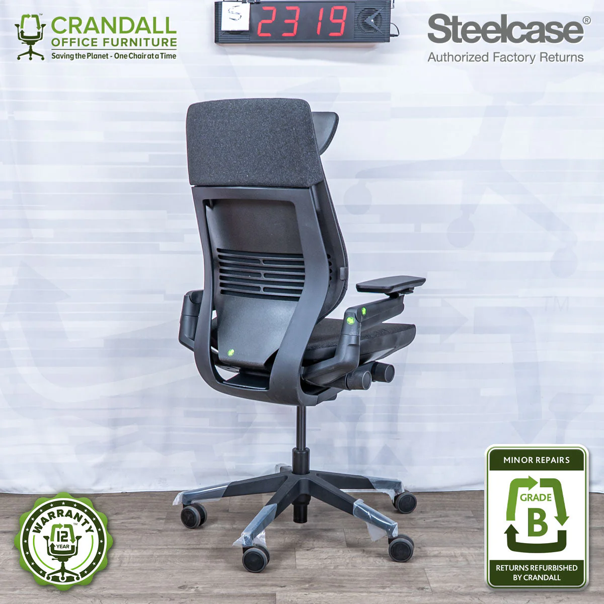 S-2319 - Steelcase Gesture - Grade B - Image 2