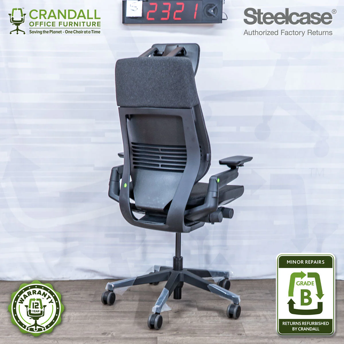 S-2321 - Steelcase Gesture - Grade B - Image 2