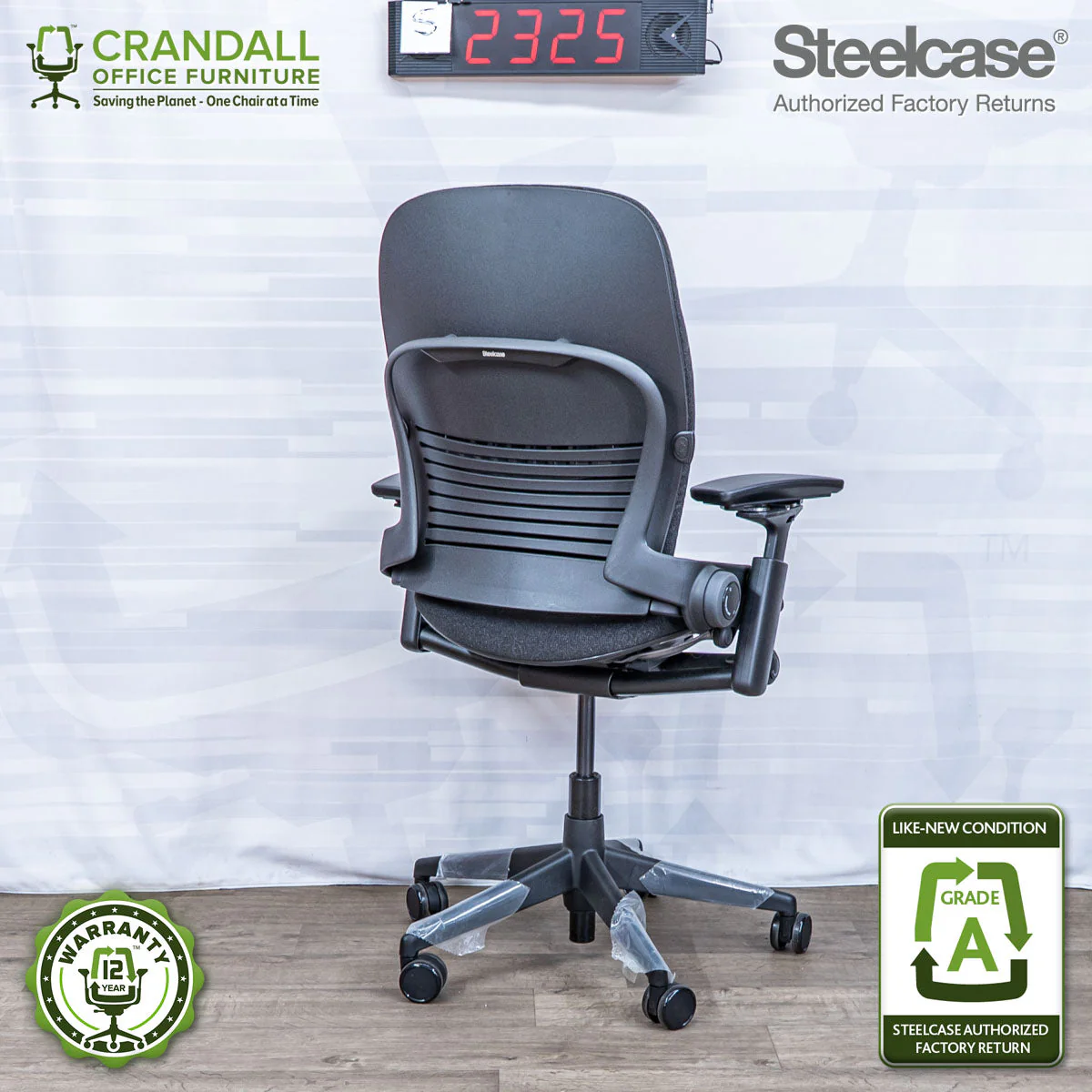 S-2325 - Steelcase V2 Leap - Grade A - Image 2
