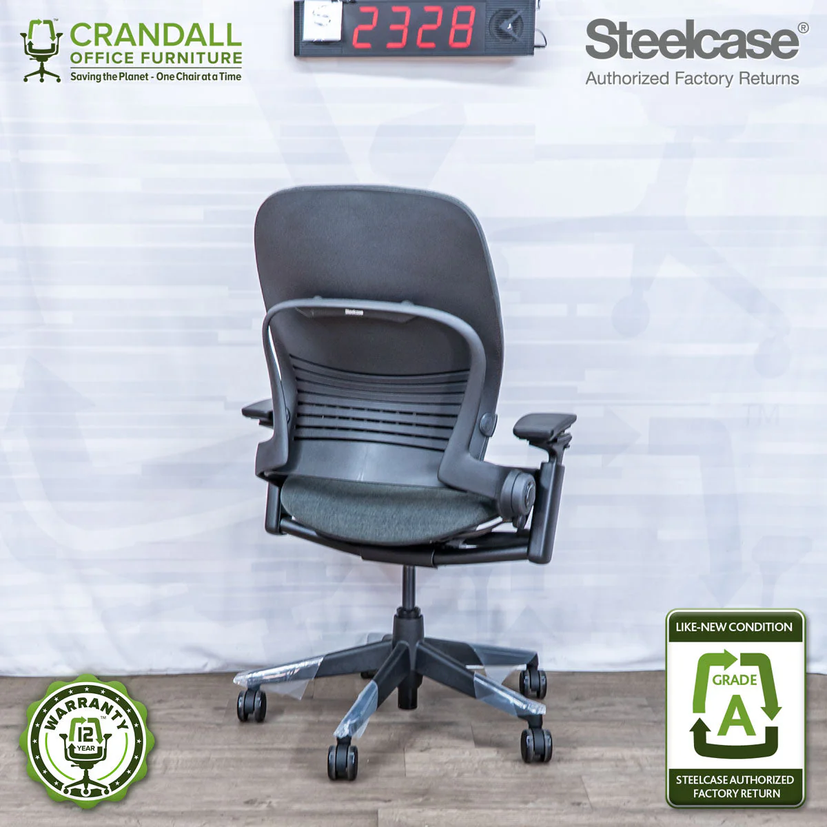 S-2328 - Steelcase V2 Leap - Grade A - Image 2