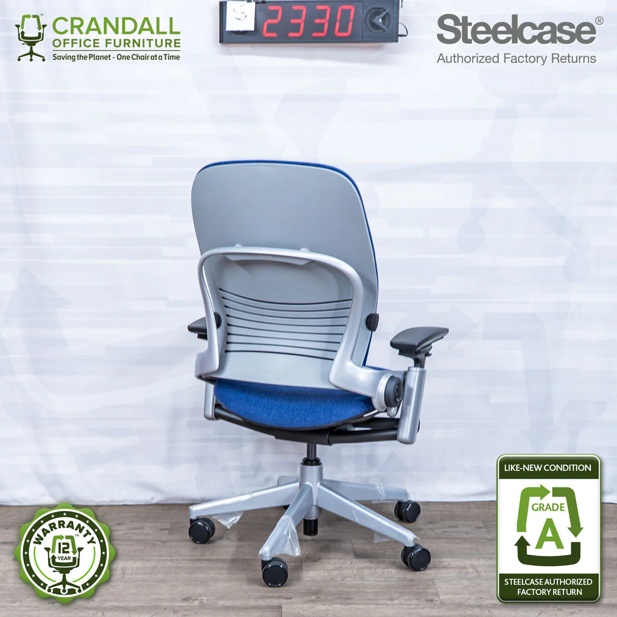 S-2330 - Steelcase V2 Leap - Grade A - Image 2