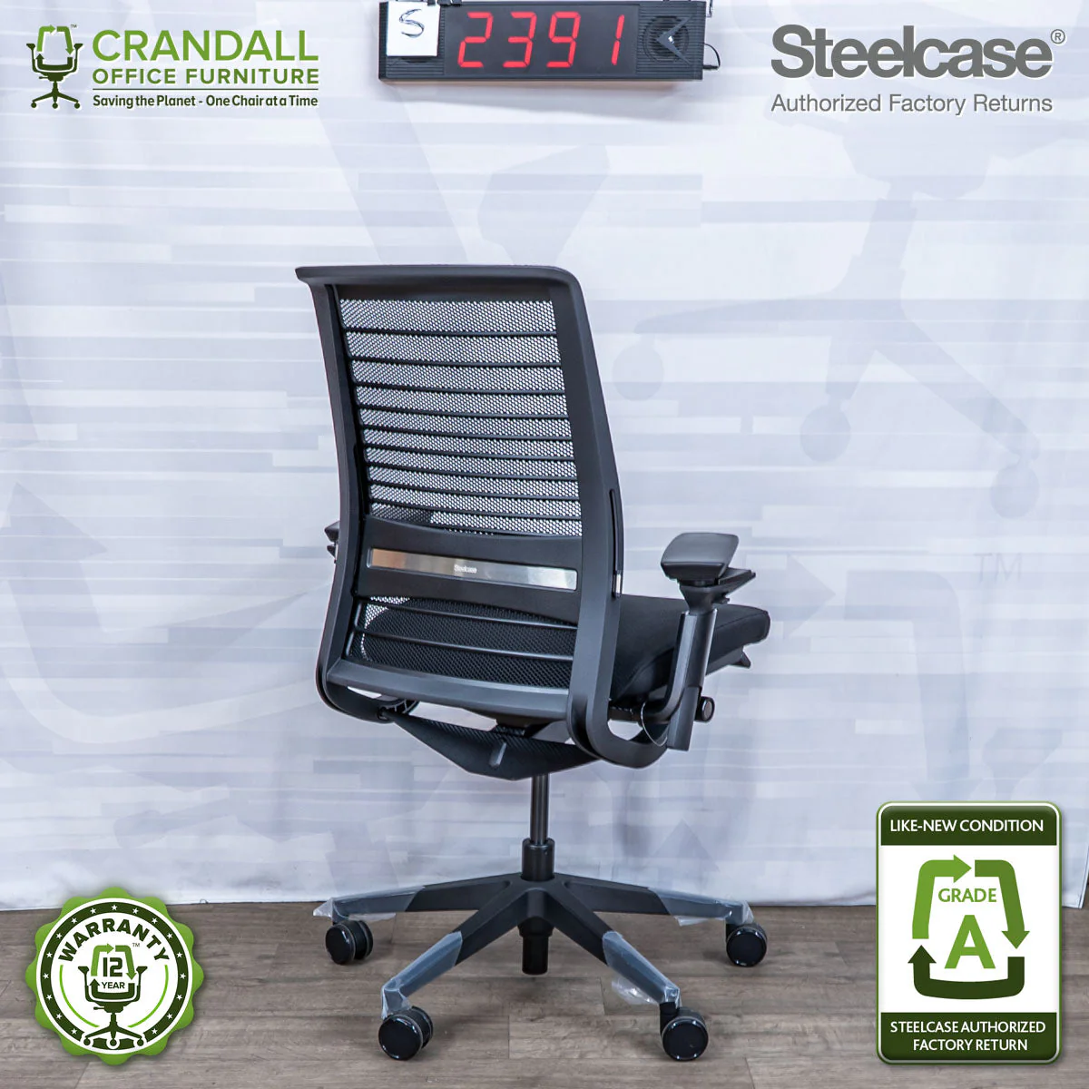 S-2391 - Steelcase V2 Think - Grade A - Image 2