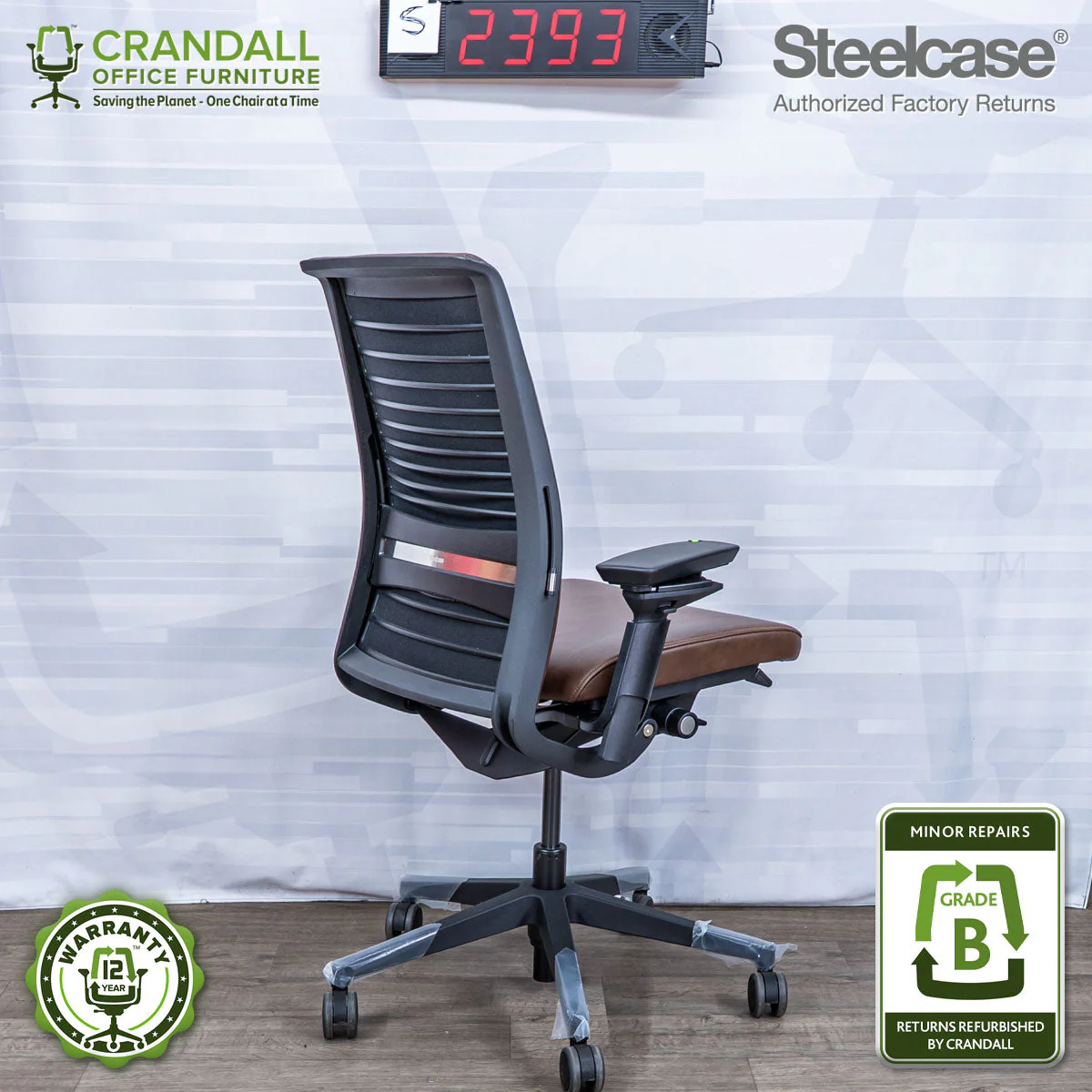 S-2393 - Steelcase V2 Think - Grade B - Image 2