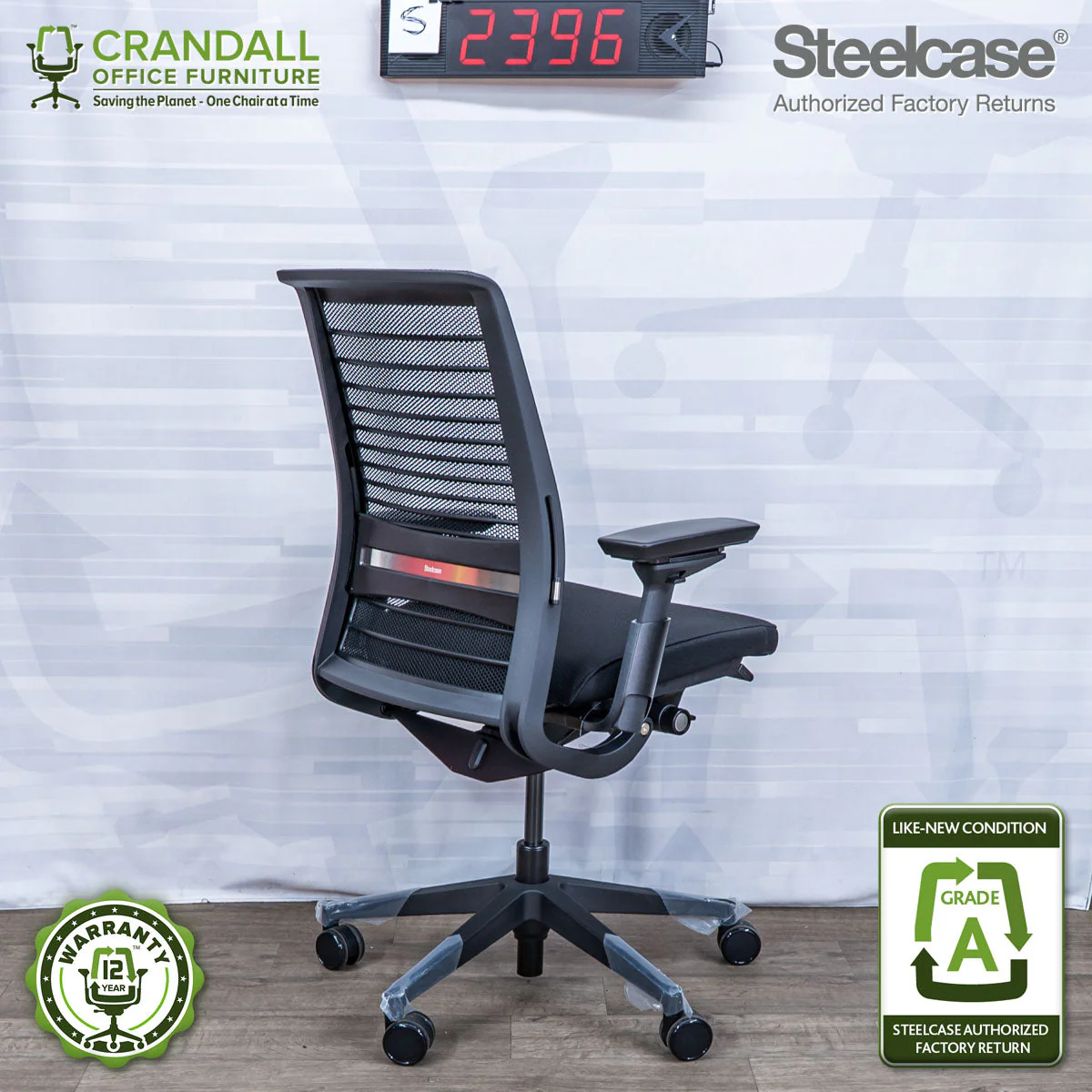 S-2396 - Steelcase V2 Think - Grade A - Image 2