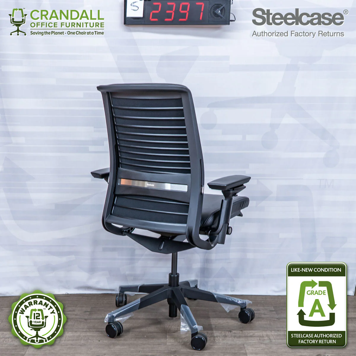 S-2397 - Steelcase V2 Think - Grade A - Image 2