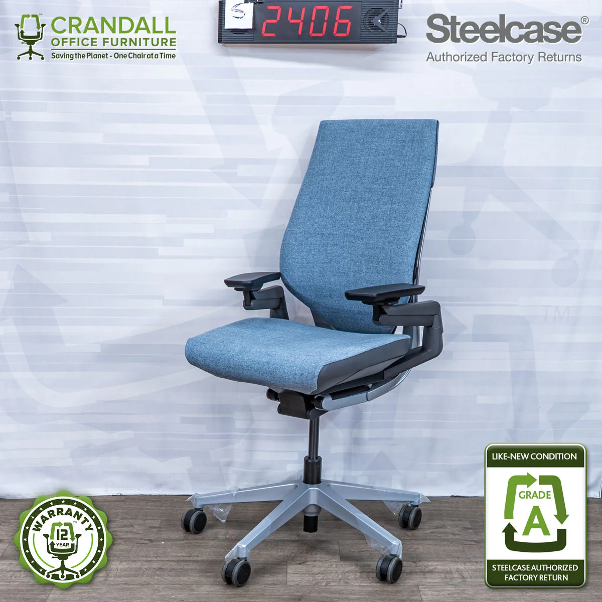 S-2406 - Steelcase Gesture - Grade A