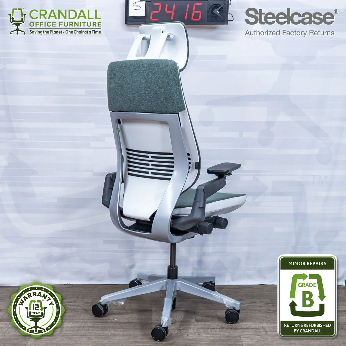 S-2416 - Steelcase Gesture - Grade B - Image 2