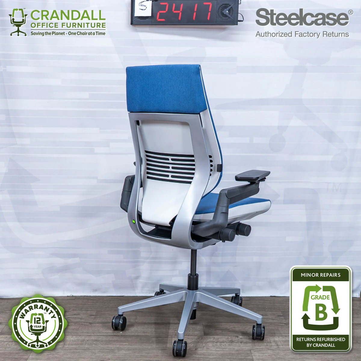 S-2417 - Steelcase Gesture - Grade B - Image 2