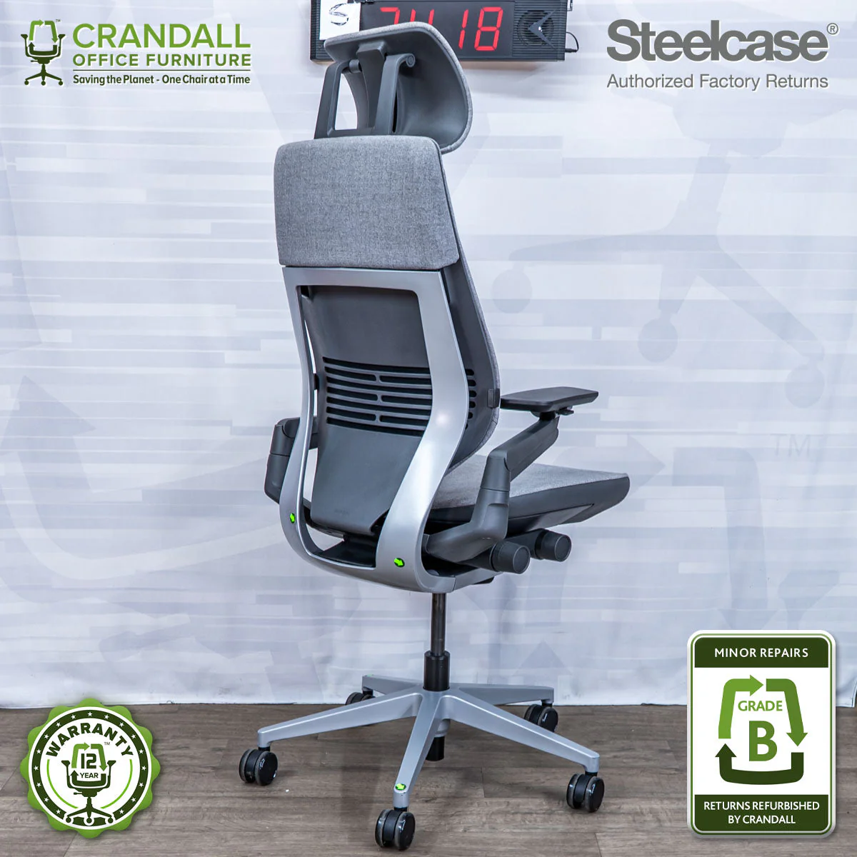 S-2418 - Steelcase Gesture - Grade B - Image 2