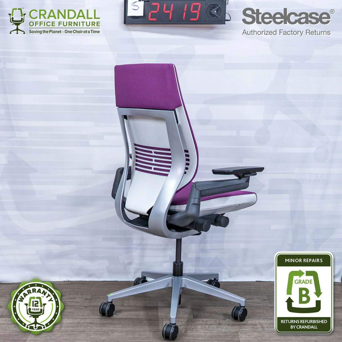 S-2419 - Steelcase Gesture - Grade B - Image 2