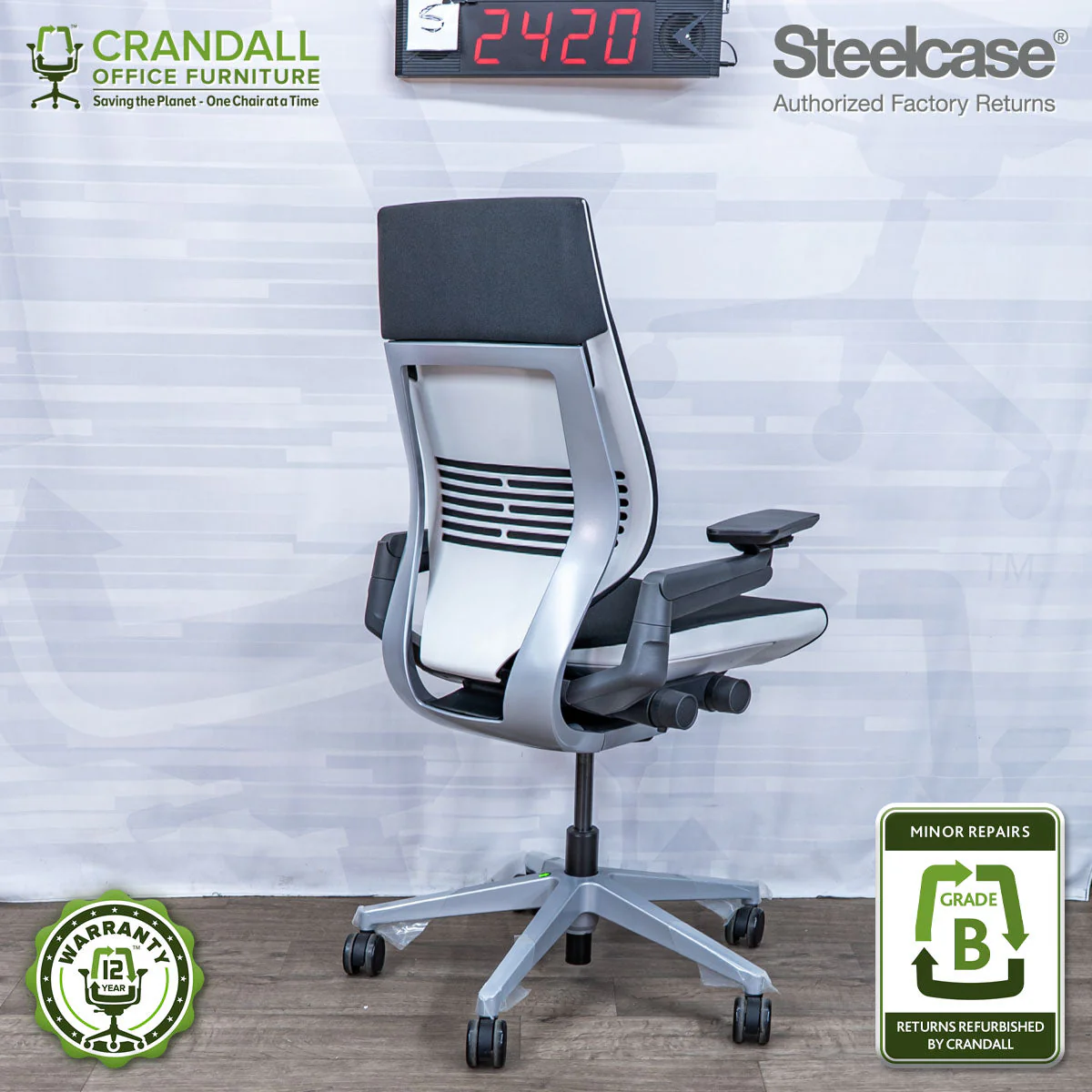 S-2420 - Steelcase Gesture - Grade B - Image 2