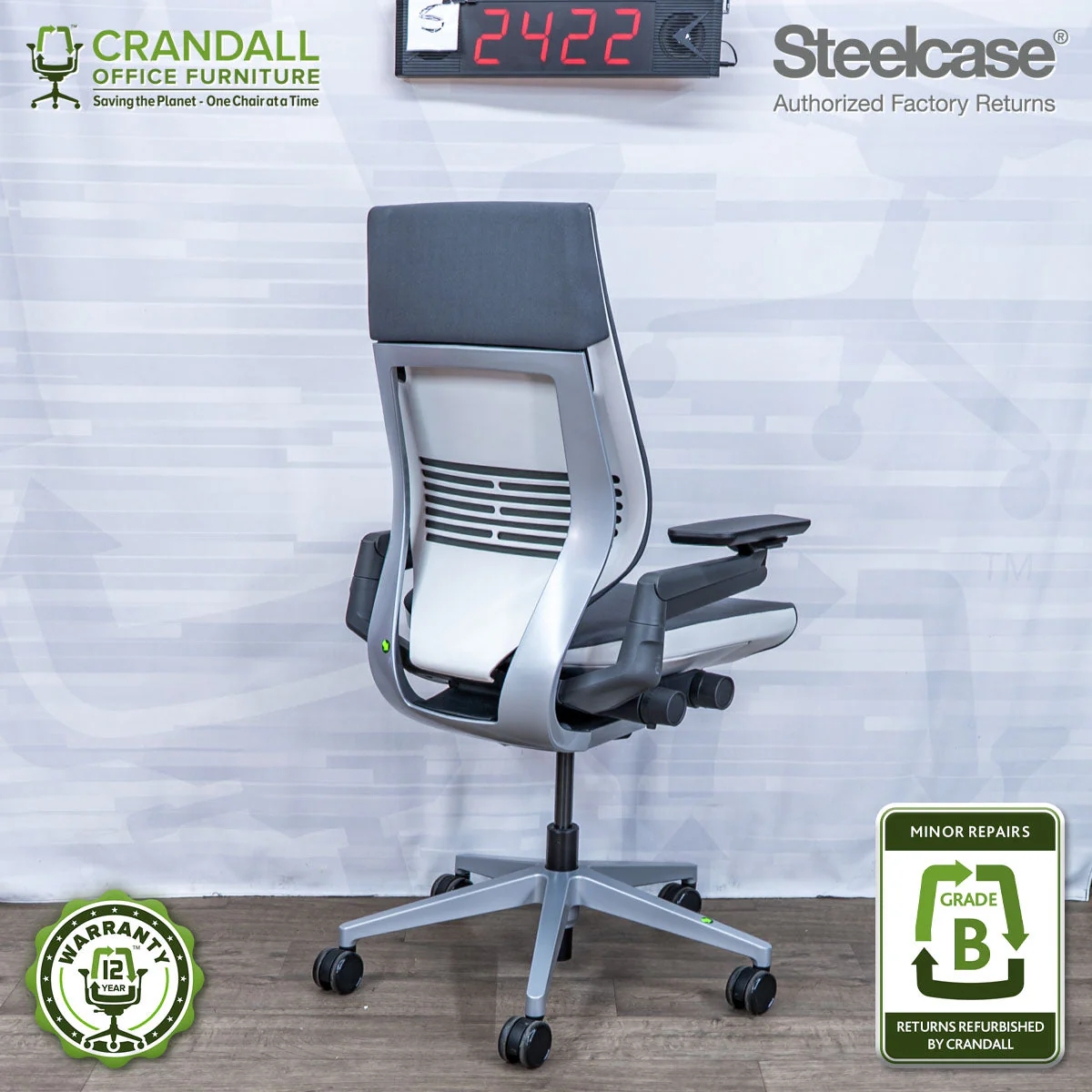 S-2422 - Steelcase Gesture - Grade B - Image 2