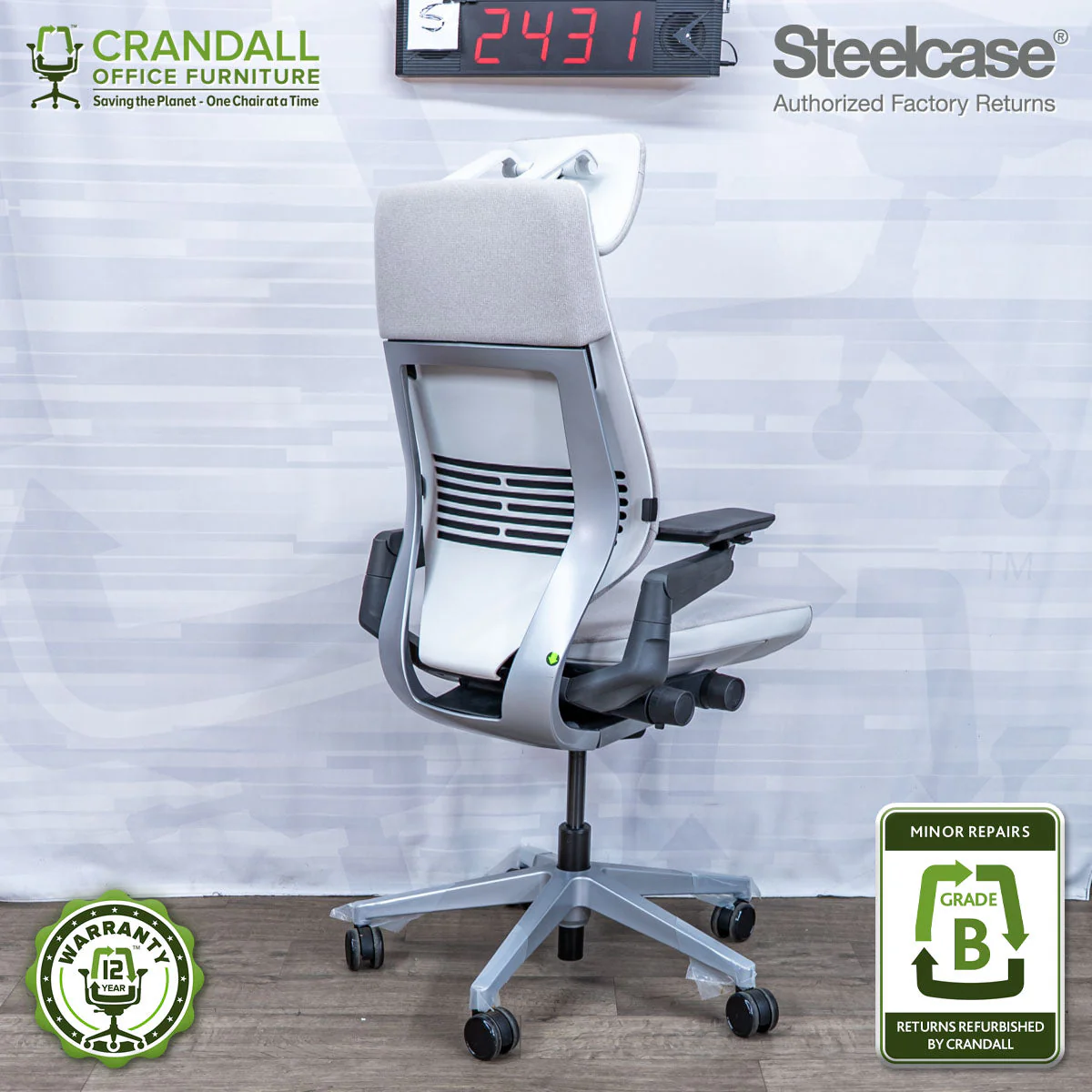 S-2431 - Steelcase Gesture - Grade B - Image 2