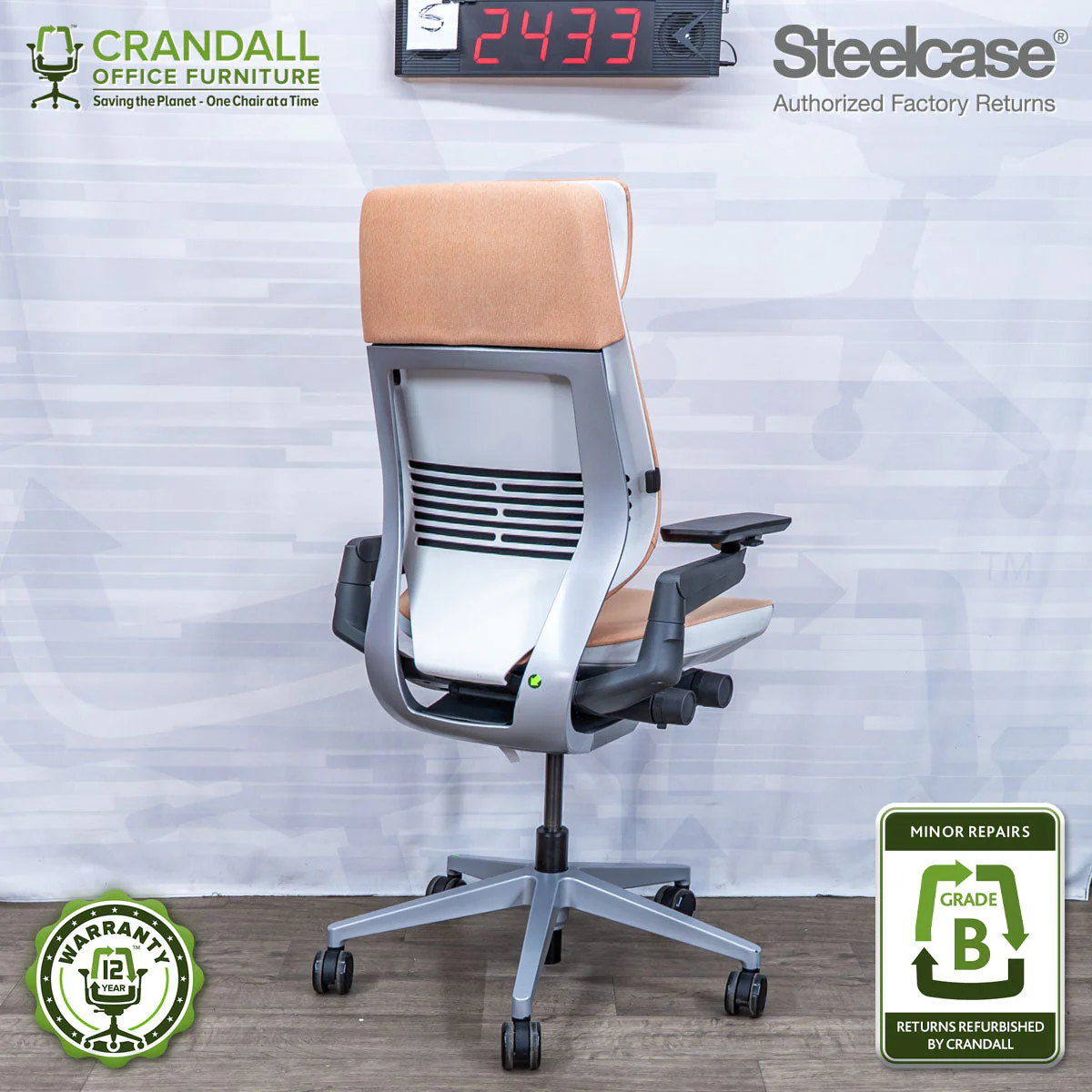 S-2433 - Steelcase Gesture - Grade B - Image 2